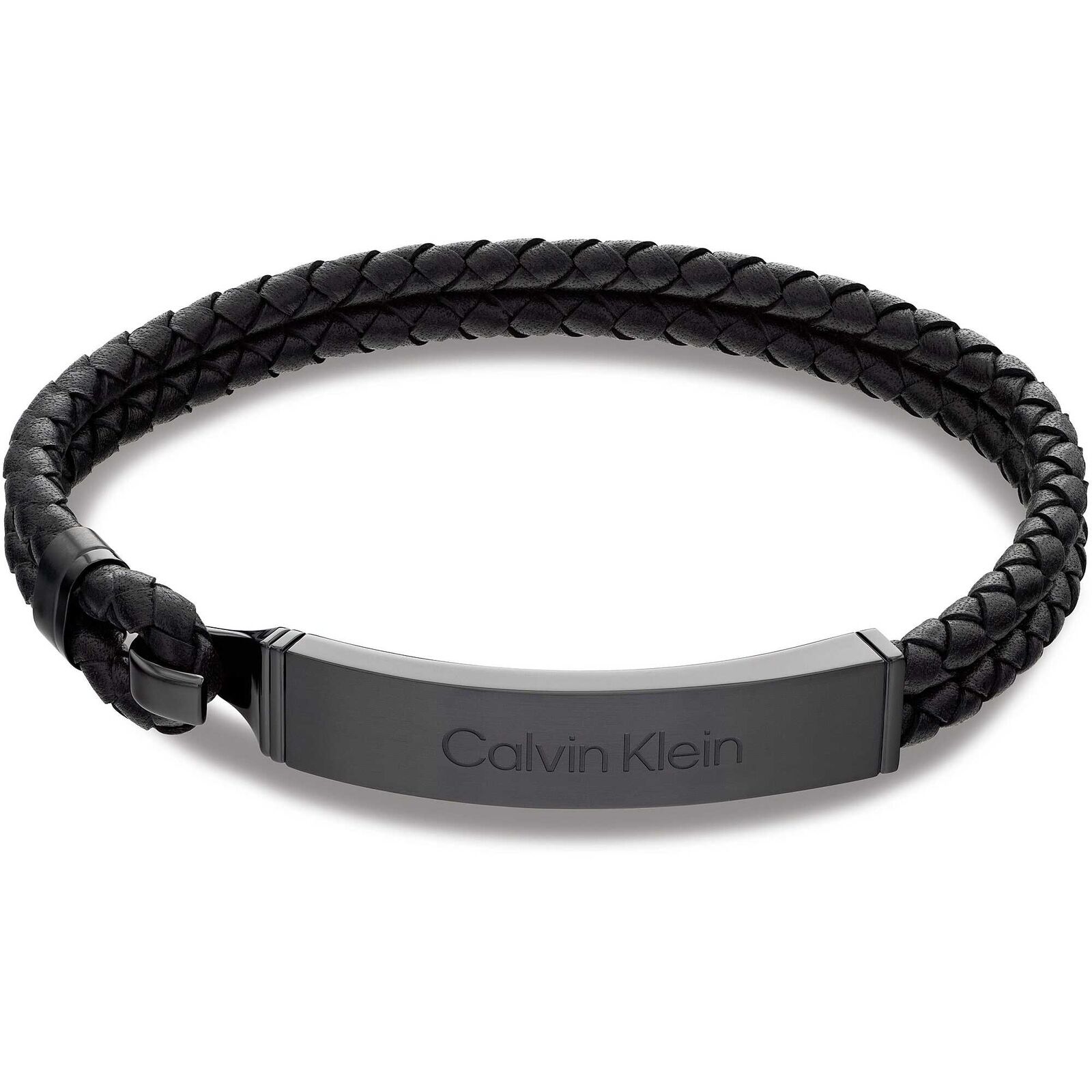 Bracciale Uomo CK CALVIN KLEIN ICONIC 35000406 Pelle Nero