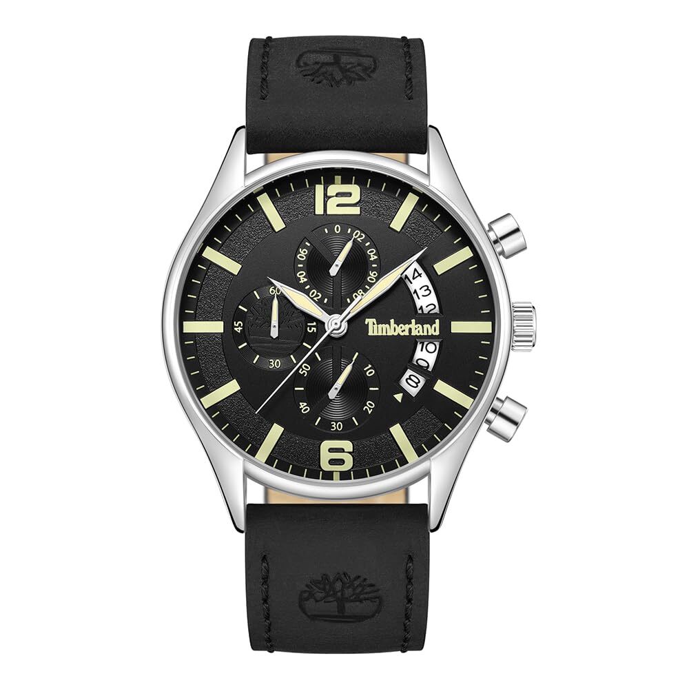 Timberland Men's Chronograph Watch, Black, Dress Sport
