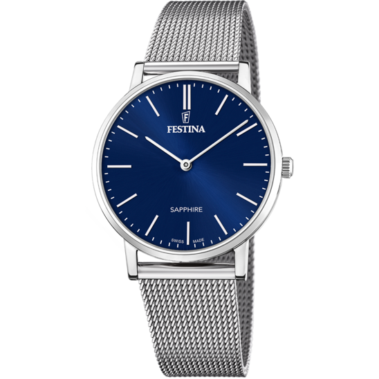 Orologio Uomo Festina F20014/2 Classico Con Cinturino Maglia Milanese