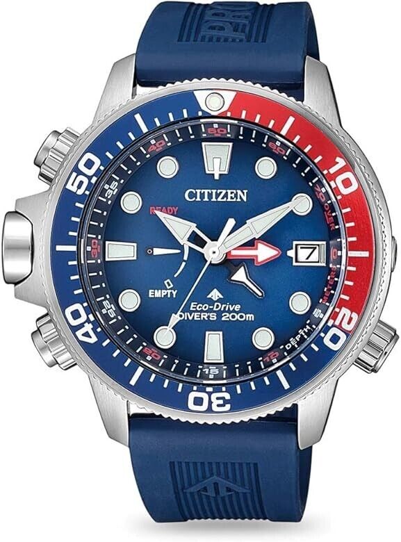 Citizen Promaster BN2038-01L Aqualand 45MM Quadrante Blu 200M OROLOGIO - Nuovo