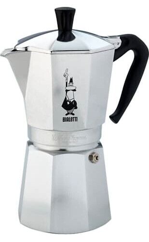Bialetti Macchinetta caffé Moka 18 Tazze Moka Express Alluminio 0001167