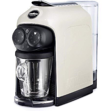 Lavazza Desea White Cream Macchina Caffe a Capsule con Cappuccinatore e Tazza