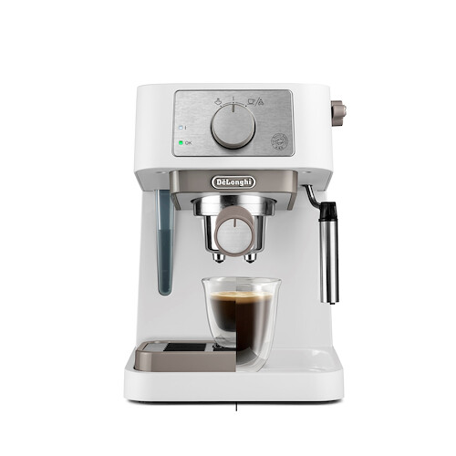 DE LONGHI PED MACCH CAFFE POLVERE/CIALDE BIANCA/SILVER EC260.W