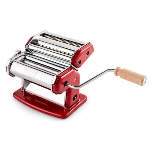 Imperia Macchina per la Pasta Manuale con 6 Diversi Spessori Acciaio Rosso 4120