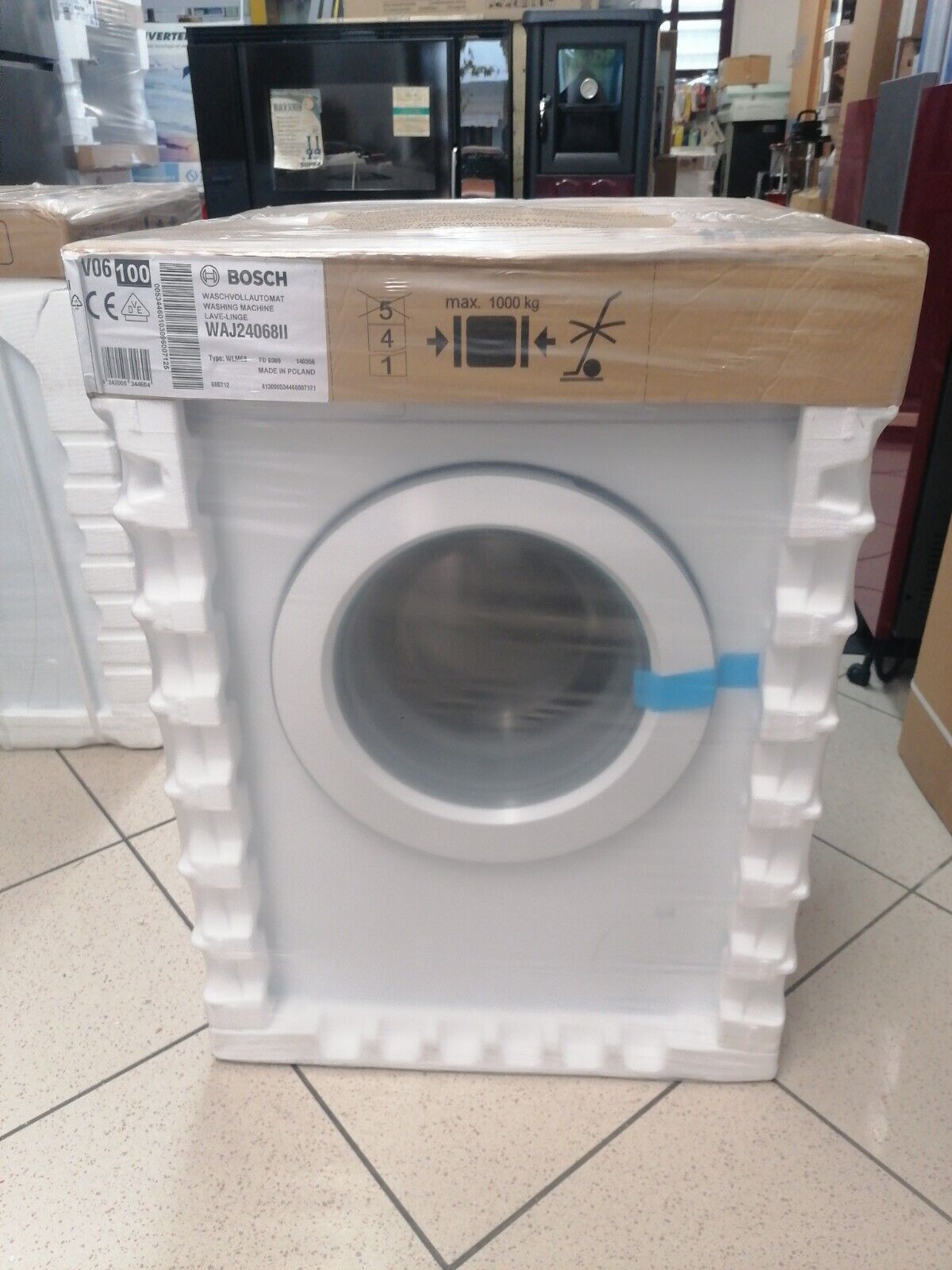 Lavatrice Bosch WAJ24068II 8kg 1200 GIRI Motore Inverter Speedperfect  Bianca