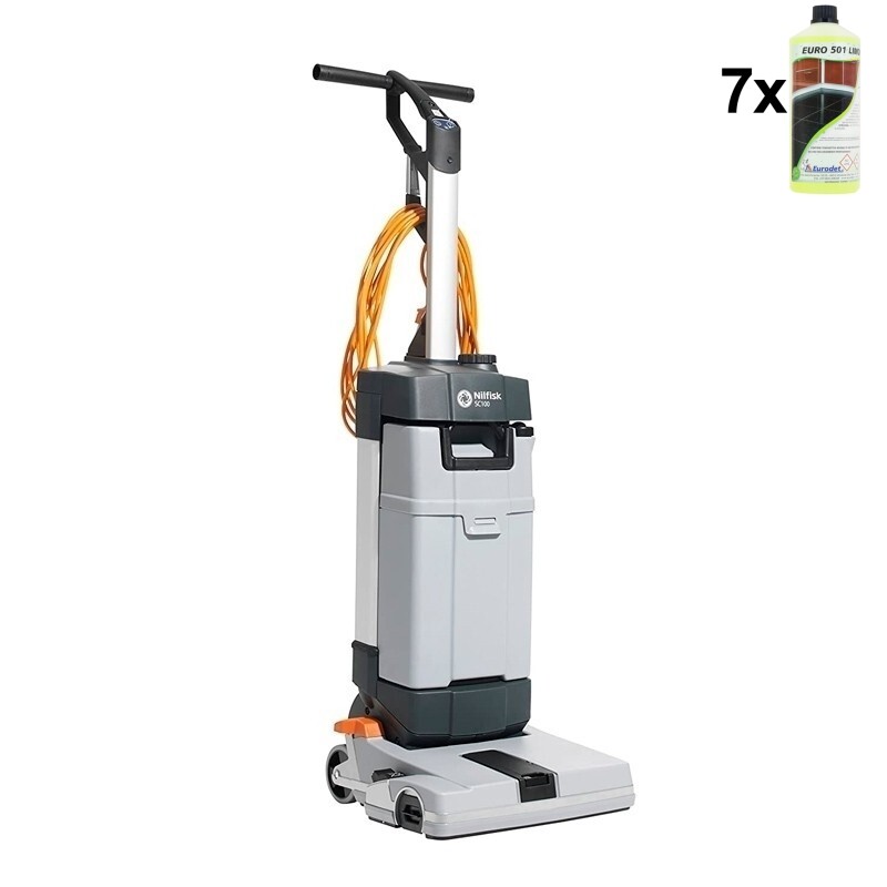 Nilfisk SC100 E - Lavasciuga Lavapavimenti Professionale Compatta - Pista 310 mm