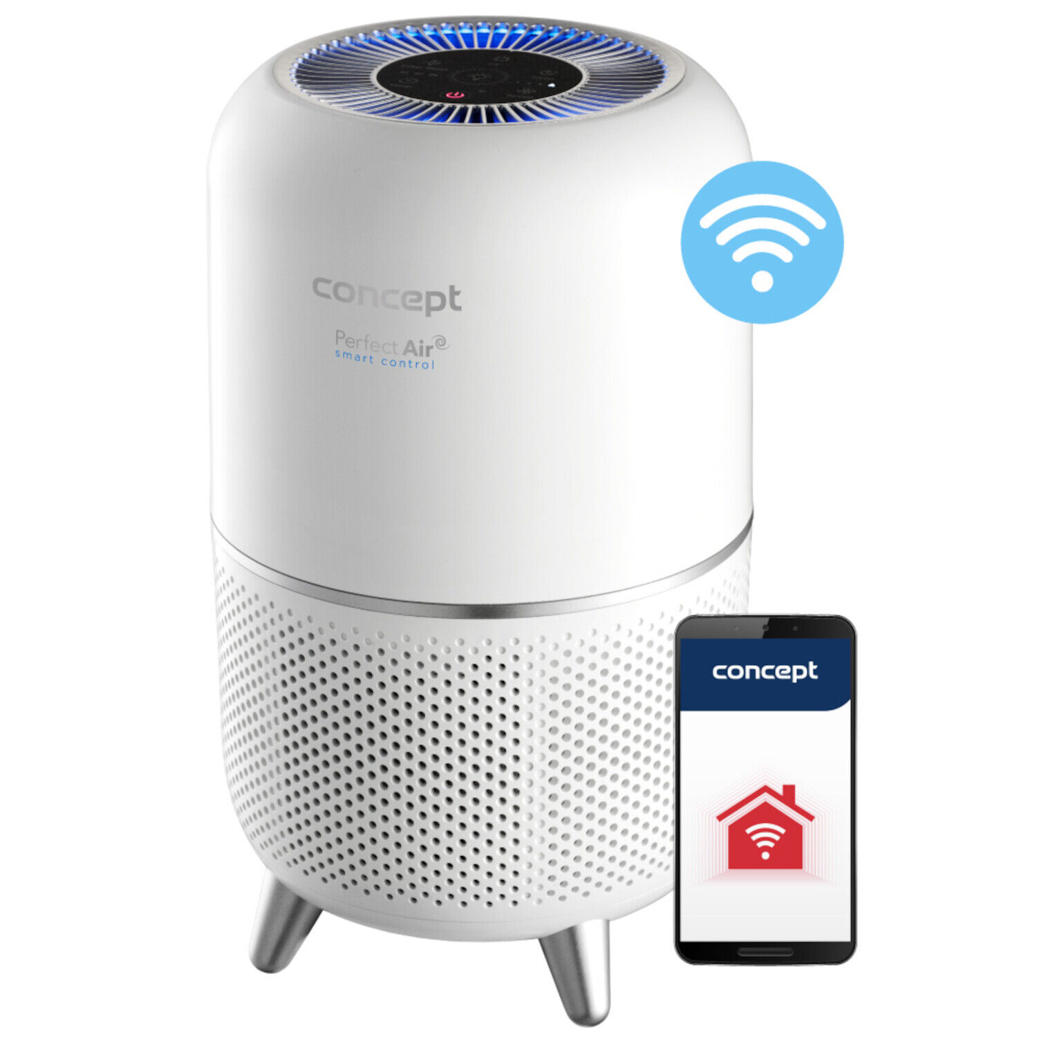 Purificatore d aria Perfect Air Smart Filtro HEPA 13 Filtro a carbone