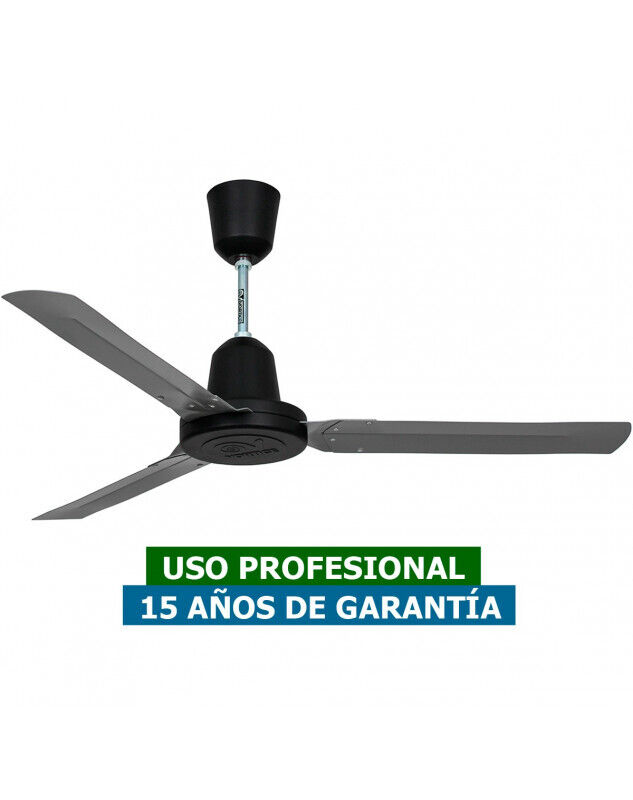 Ventilatore da soffitto Vortice 61023 NORDIK BASE PESANTE 200 cm Grigio
