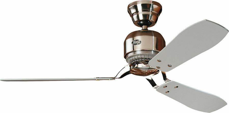 Ventilatore da soffitto Hunter 24542 Industrie BN grigio e teak / cromo...