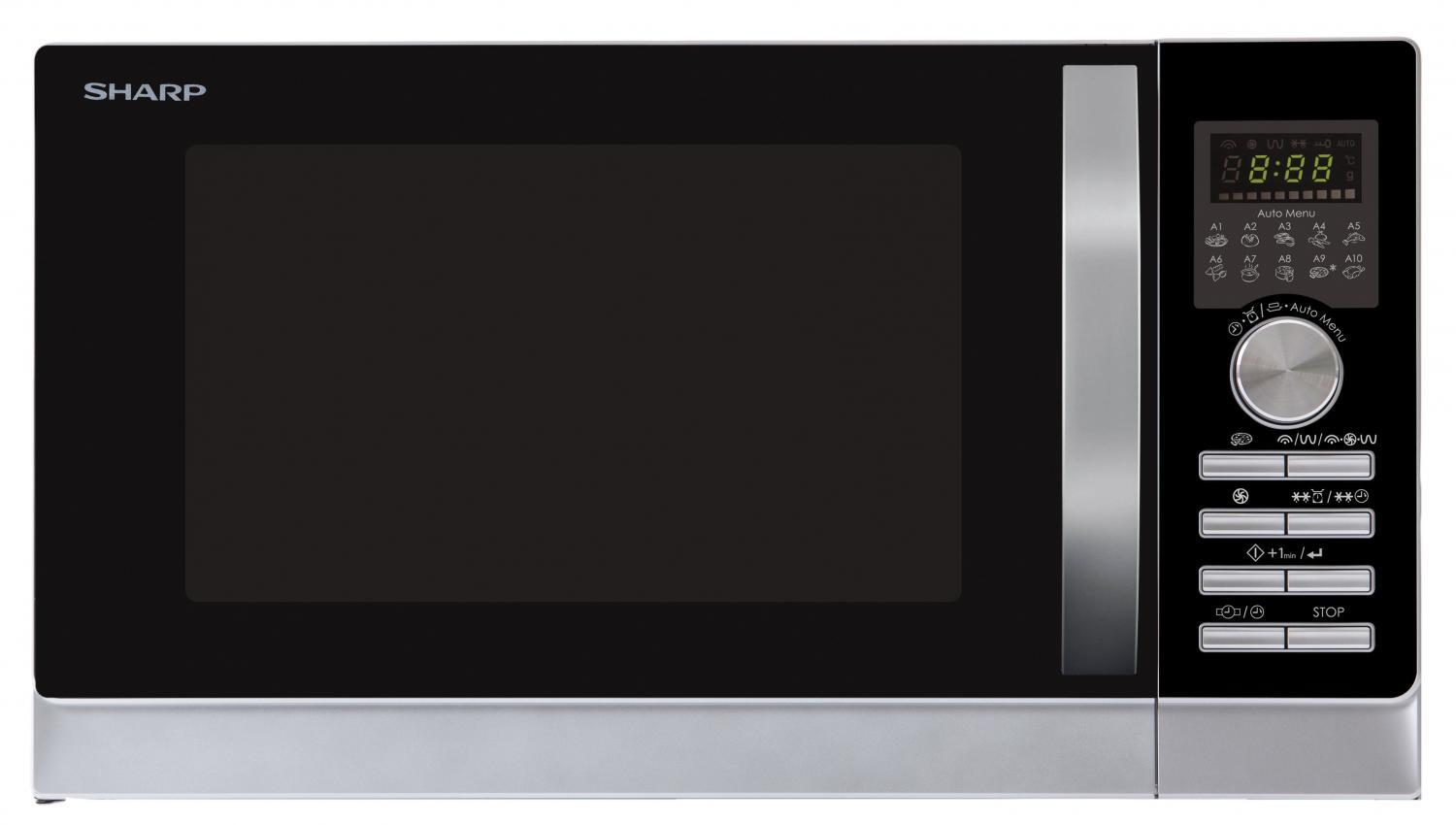 Sharp Forno a Microonde Combinato Grill 25 litri 900 watt Silver R-843INW