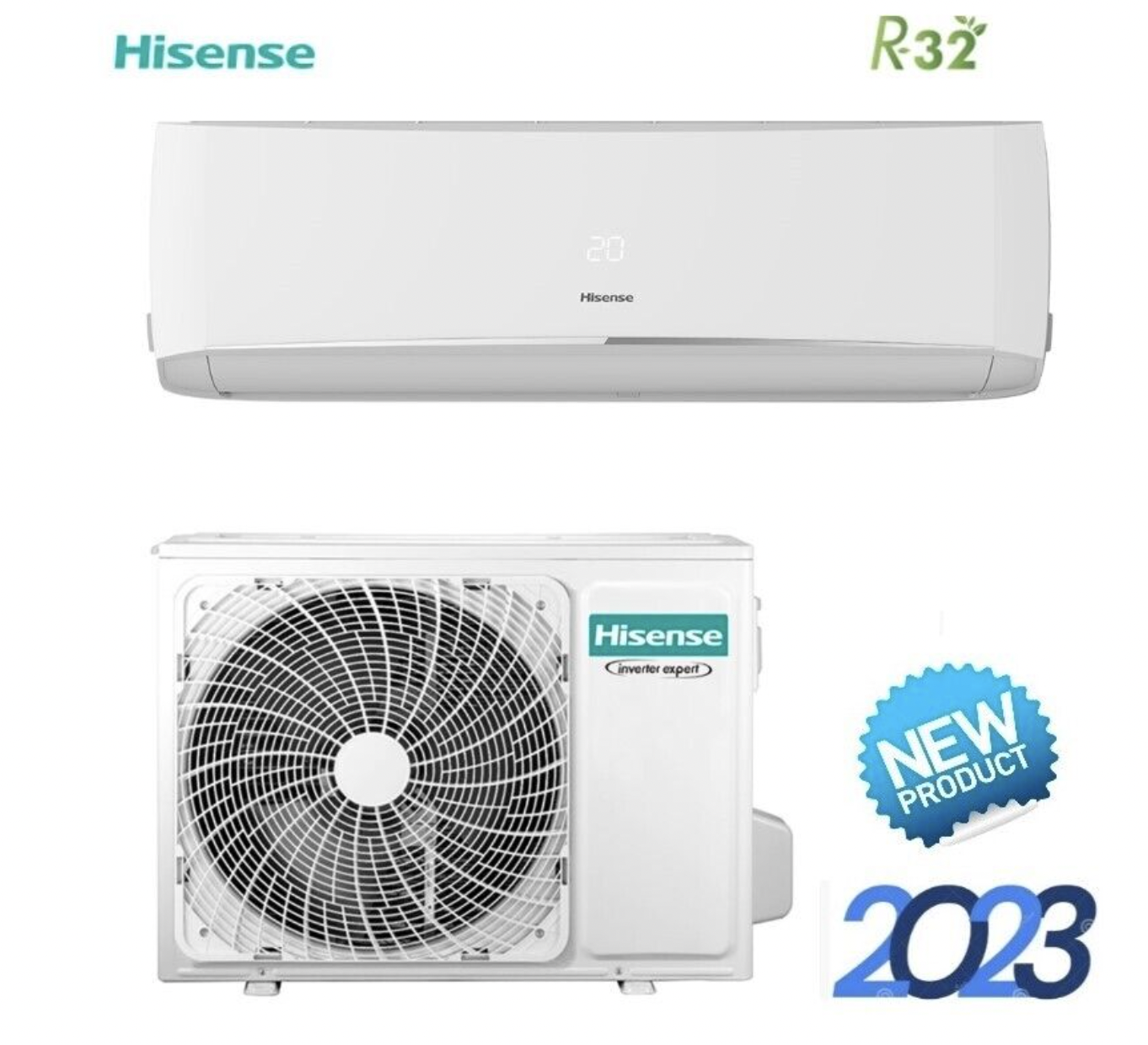 HISENSE HALO CONDIZIONATORE 9000 BTU R32 WIFI 19DB CBYR0905W-CBYR0905G A++ A+++
