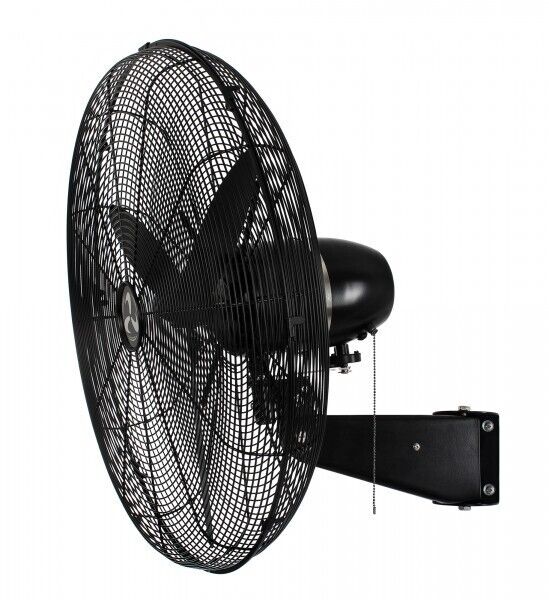 Ventilatore a parete/muro nero in metallo 307502WM3 Casafan