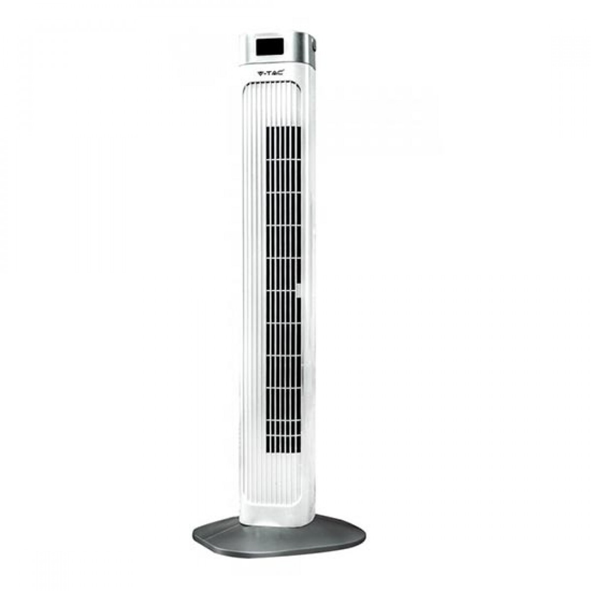 Ventilatore torretta da terra 55W con display e telecomando V-TAC VT-5536