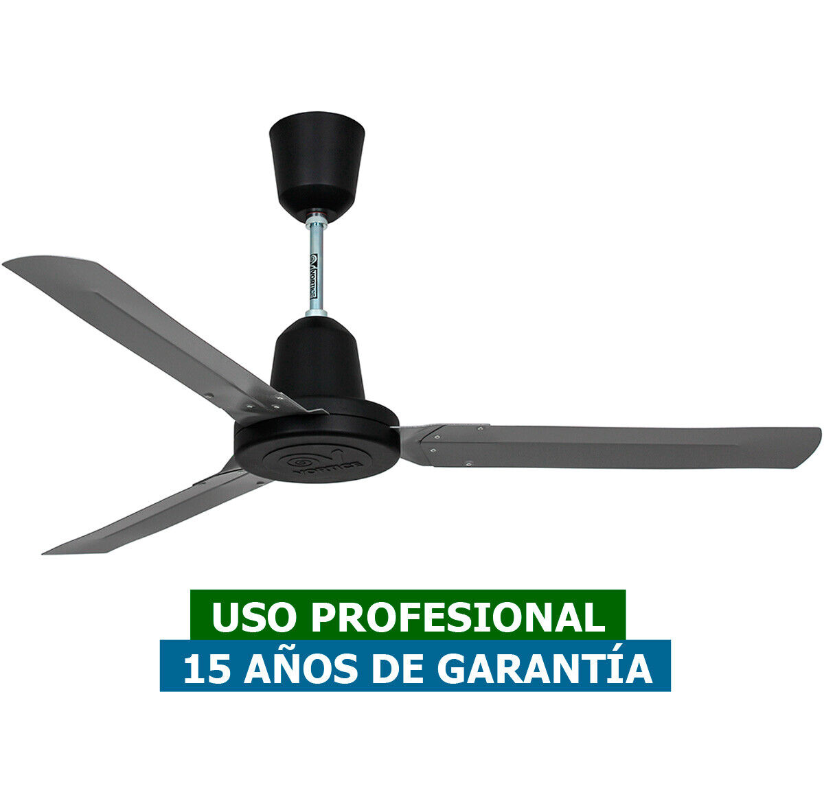Ventilatore da soffitto Vortice 61023 NORDIK HEAVY DUTY BASE 200 grigio...
