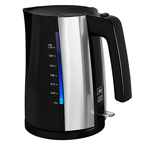 Melitta II 1026-02 BK SST-Bollitore Look Aqua da 1,7 Litri, 2400 Watt, con spegn