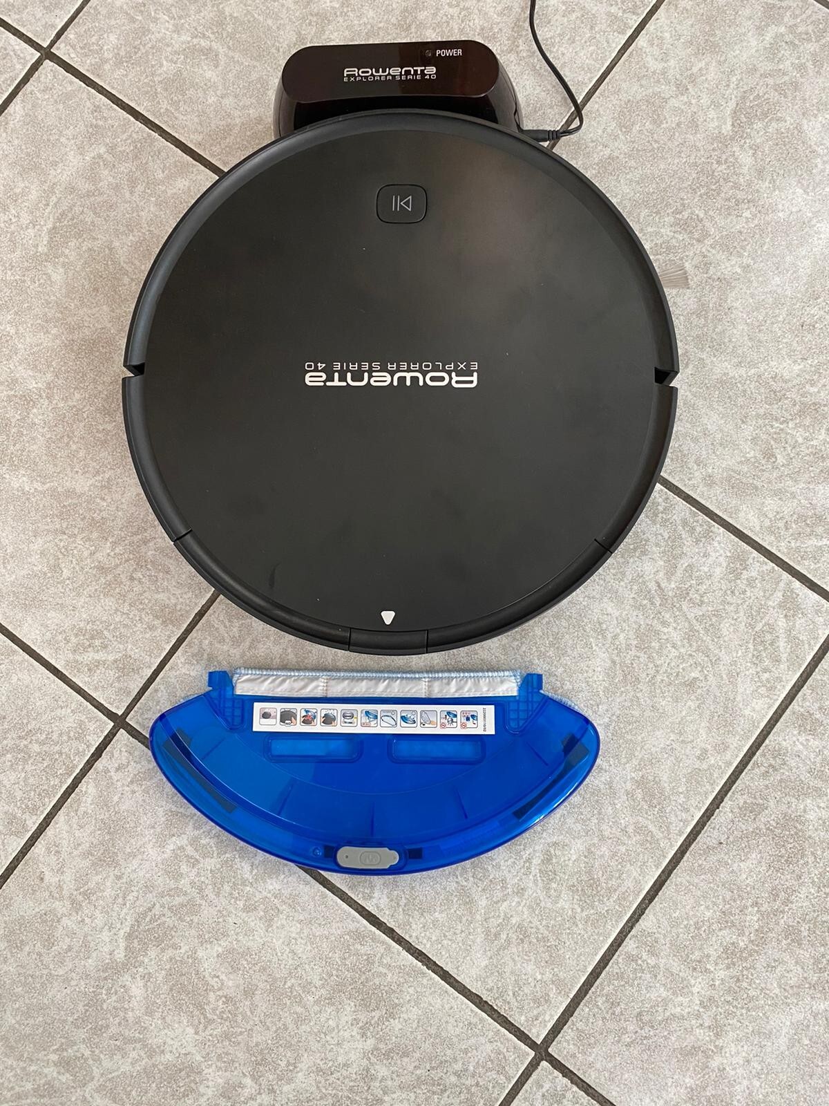Rowenta Serie 40 X-Plorer Animal kit+ Connect Robot Aspirapolvere - nero