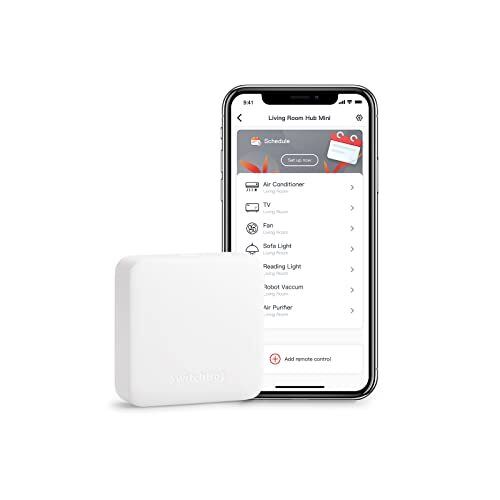 SwitchBot Hub Mini Smart Remote - Dispositivo IR, collegamento a Wi-Fi, (t7Q)