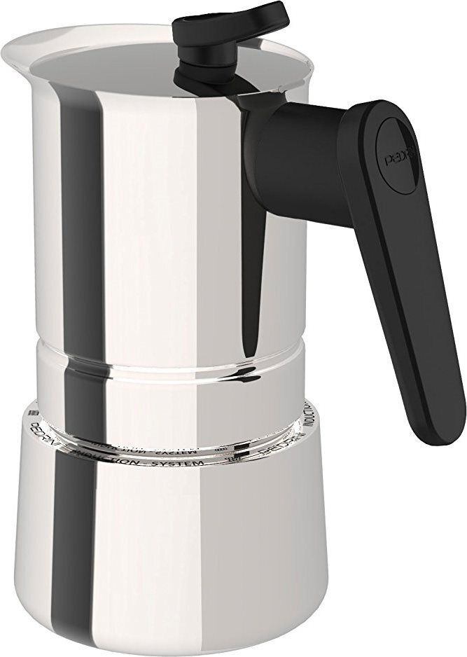 Pedrini Caffettiera Induzione 4 tazze Acciaio inossidabile CF037
