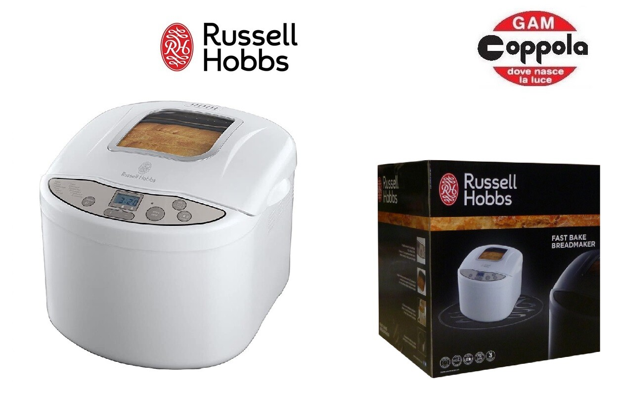 MACCHINA PER IL PANE FATTO IN CASA 12 PROGRAMMI - RUSSELL HOBBS 18036-56 ITA