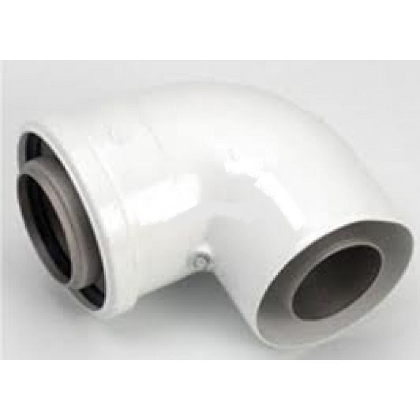 Curva 90° compatibile per scaldabagni