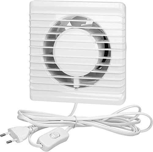 ORNO WL-3200 Ventilatore da Bagno 100 mm Montaggio a Parete Funzionamento (G4R)