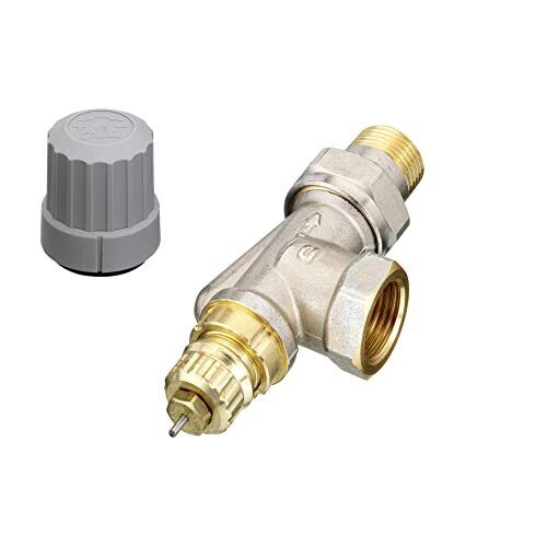 Danfoss 013G0143 Valvola Termostatica Ra-Fn 15, Grigio, 1/2" (d7y)