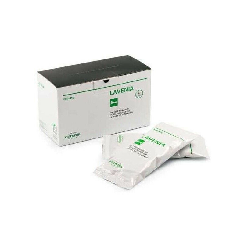FOLLETTO VORWERK LAVENIA per la cura del materasso Originale 6 BUSTE da 120G