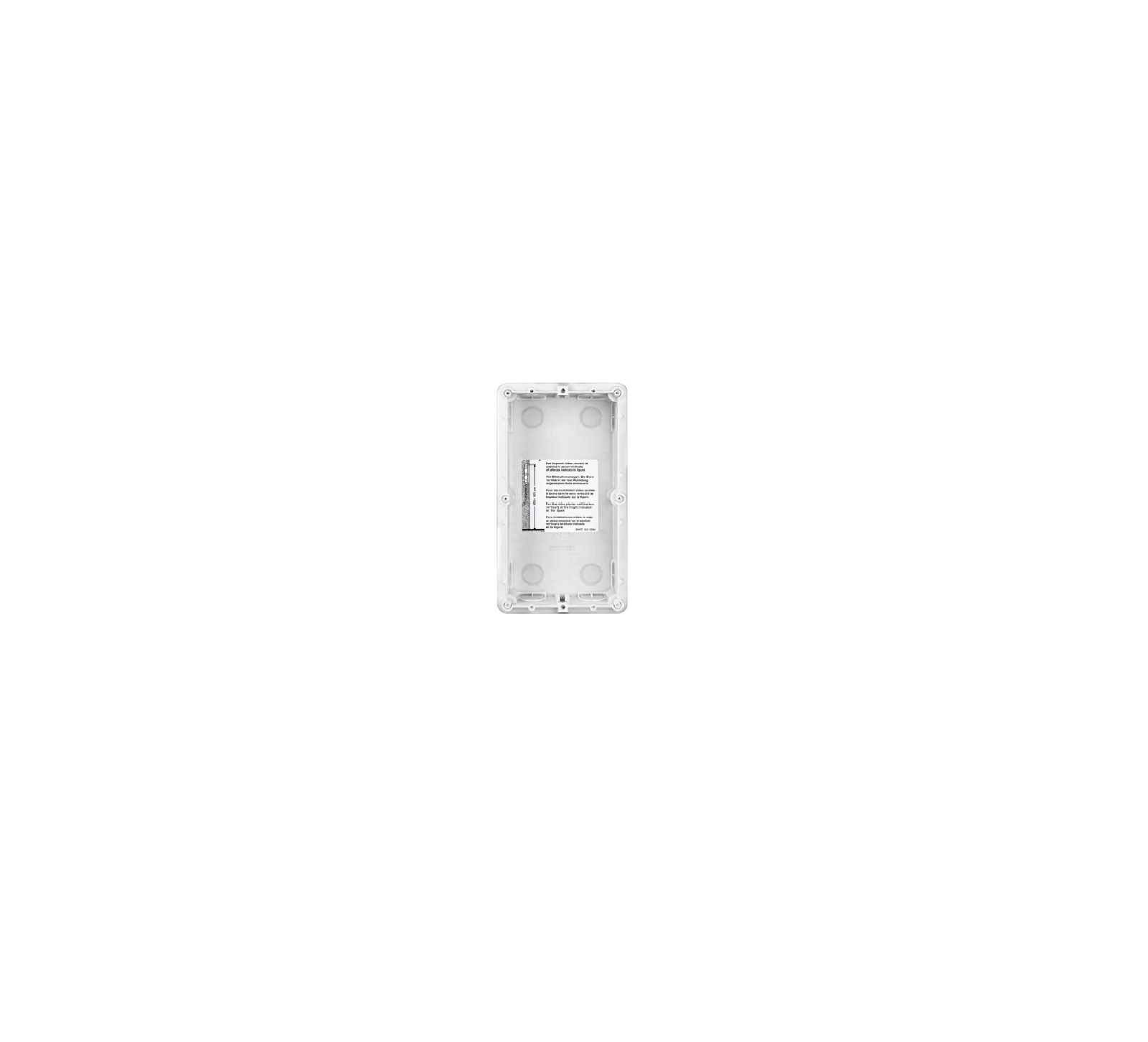 Bticino 350020 Linea 3000 Scatola da incasso in plastica 2 moduli