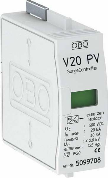 Obo Bettermann 5099708 CARTUCCIA RICAMBIO PER LIMITATORE TIPO 2 FOTOVOLTAICO