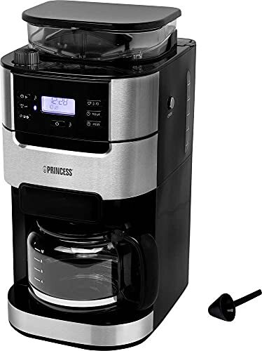 Princess 249411 Macchina Da Caffe' Grind E Brew Roma Fino A 10 Tazze Sistema Di