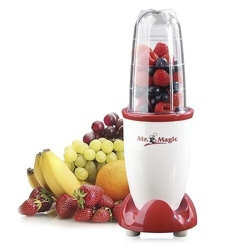 GOURMETmaxx Smoothie Maker incl. Tazza To-Go | Mini frullatore con 8 (U0j)