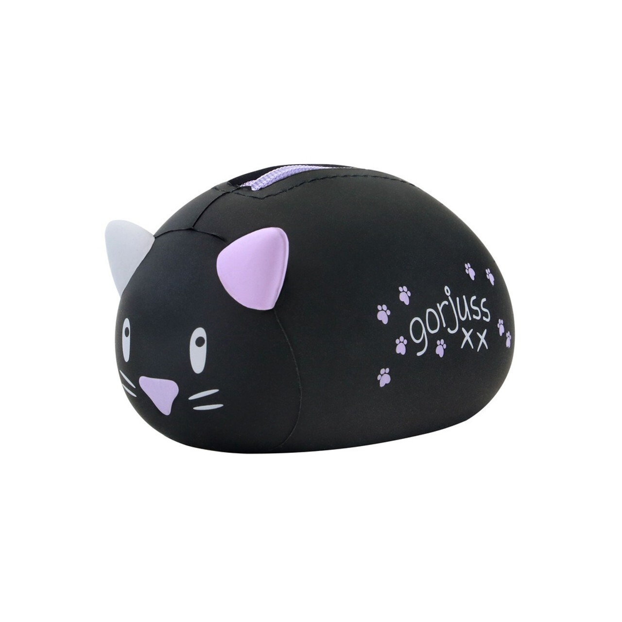 BUSTINA in silicone BLACK CAT santoro GORJUSS cat purse SMITTEN KITTEN astuccino