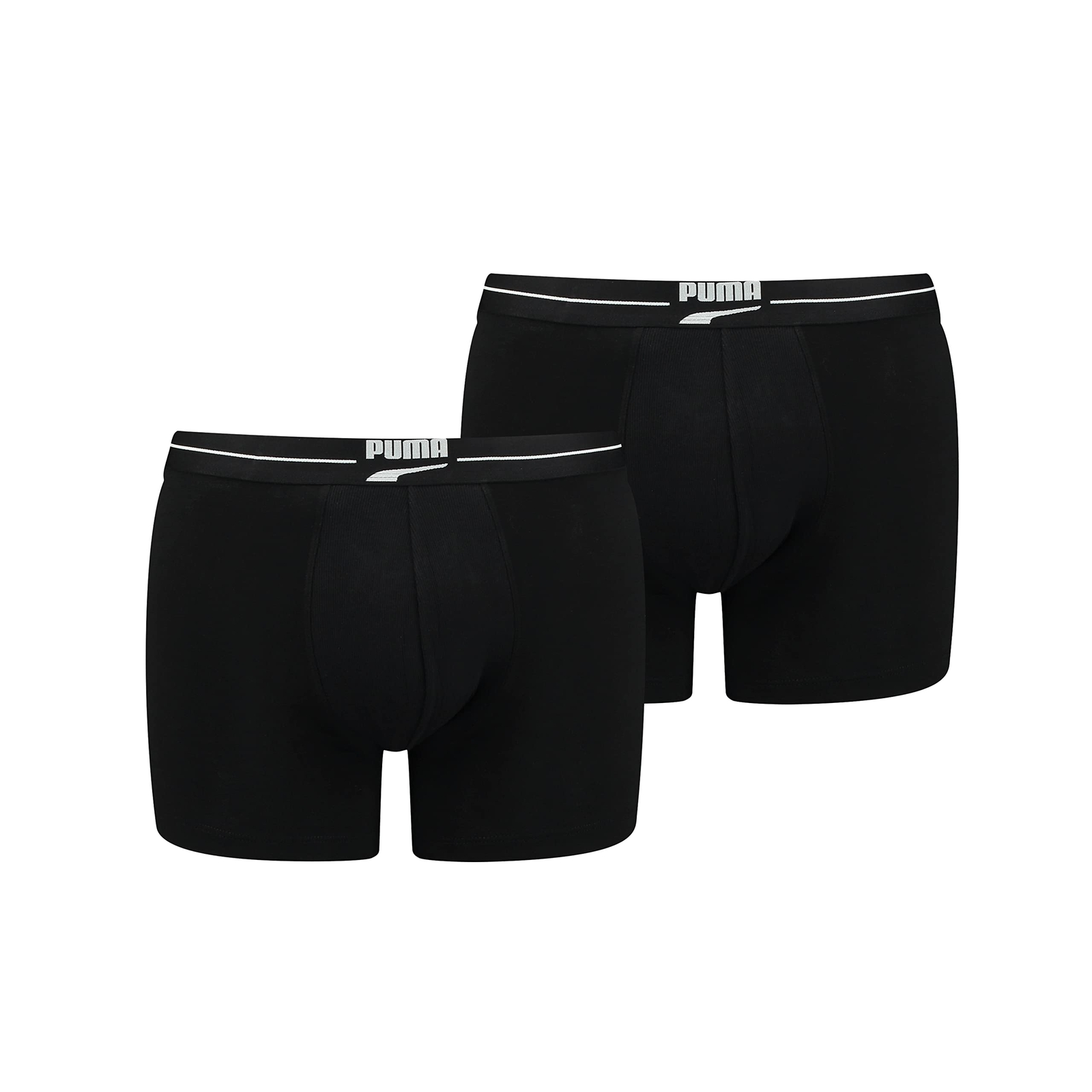 PUMA Men's Gentle Retro Boxer Briefs XL Black Combo