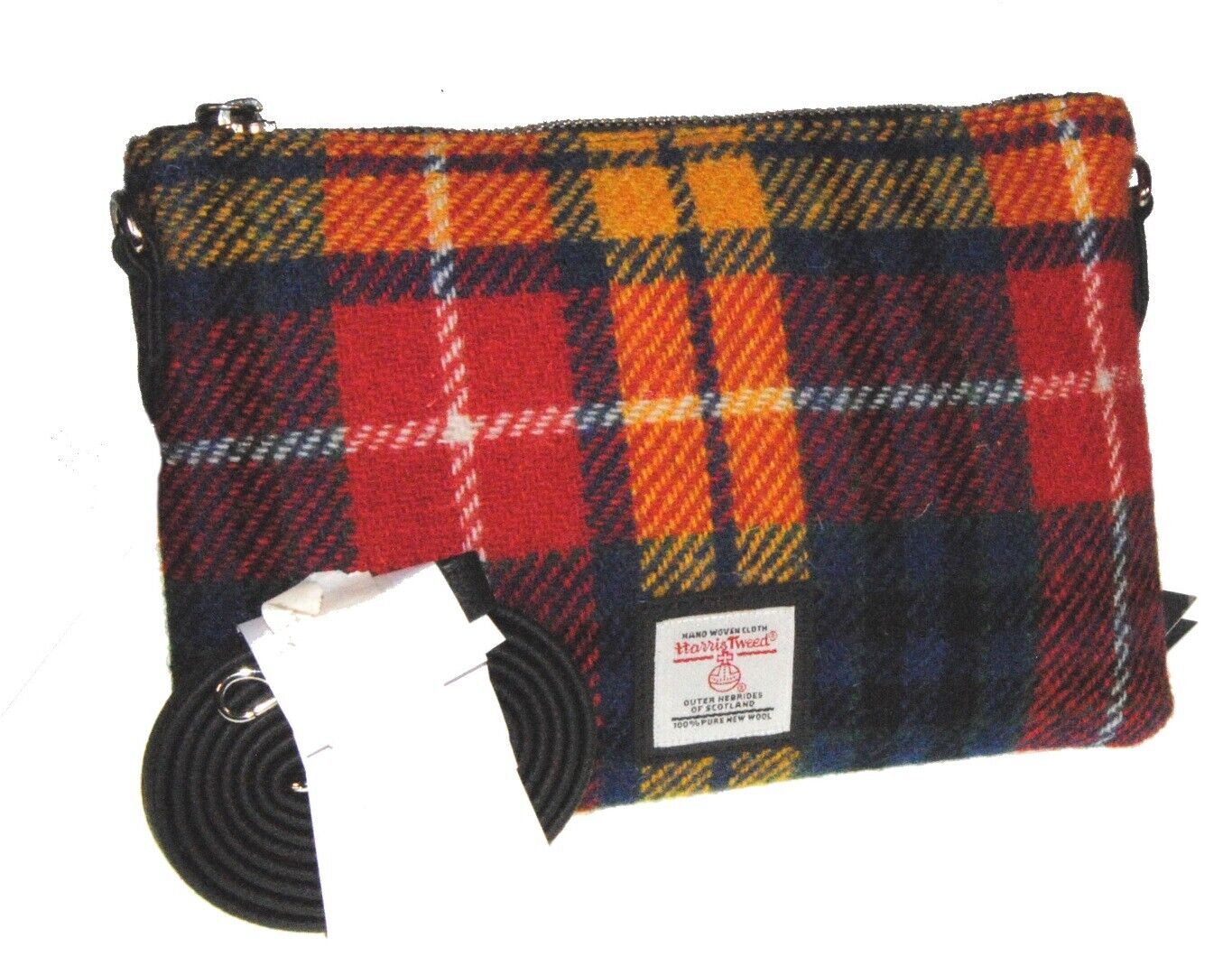 Vero Harris Tweed Scozia Frizione Borsa - Saffon