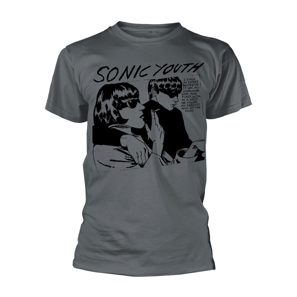 SONIC YOUTH - GOO ALBUM COVER (CHARCOAL) GREY T-Shirt Medium