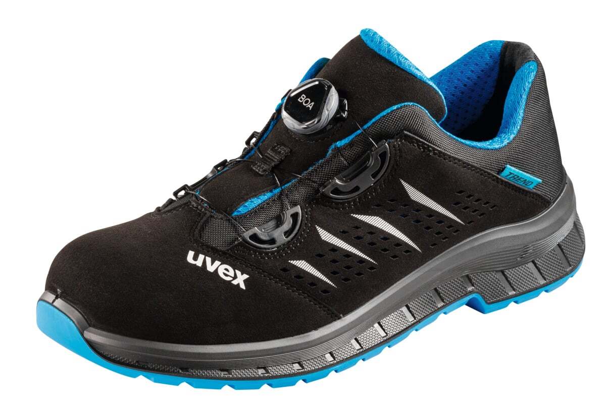 UVEX  - Calzatura bassa nera/blu uvex 2 trend, S1P BOA