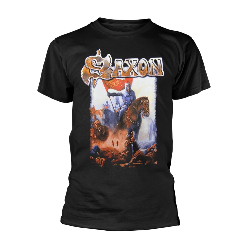 SAXON - CRUSADER BLACK T-Shirt Medium