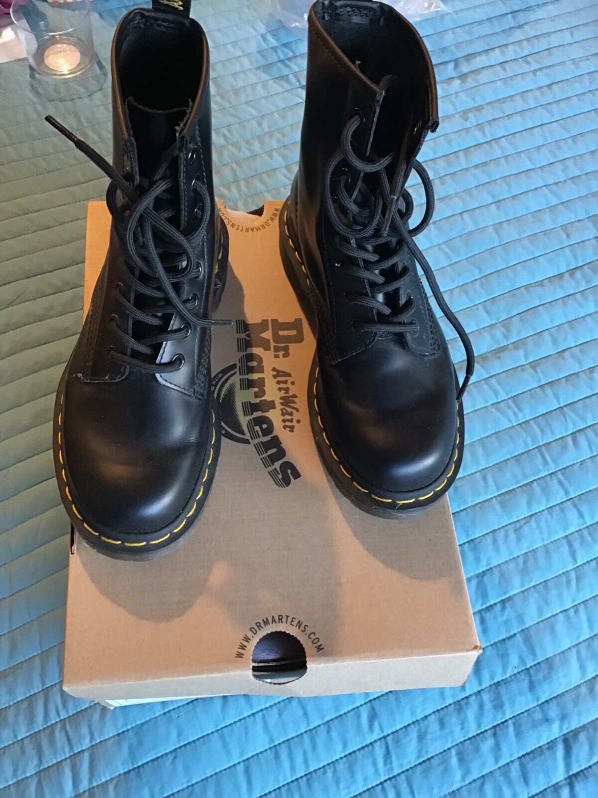Dr. Martens 1460 Smooth Unisex Stivaletti - Black, EU 37