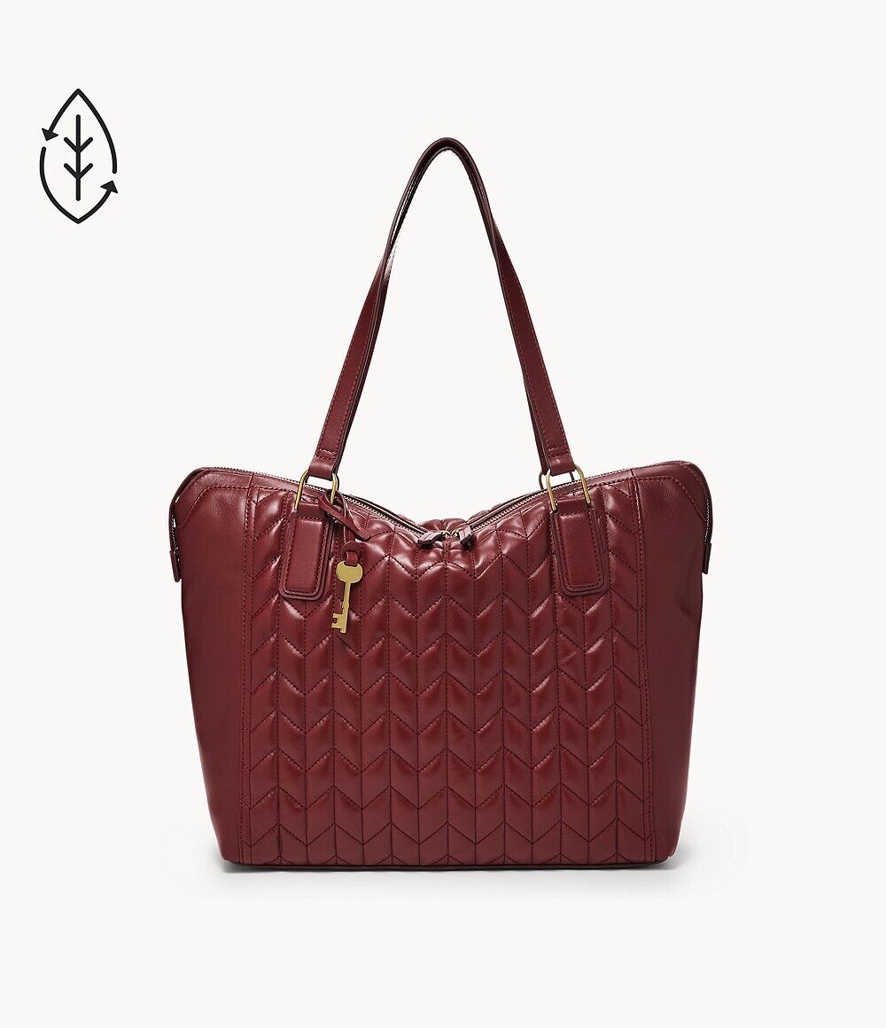 Borsa Donna FOSSIL JACQUELINE ZB1637609 Pelle Bordeaux