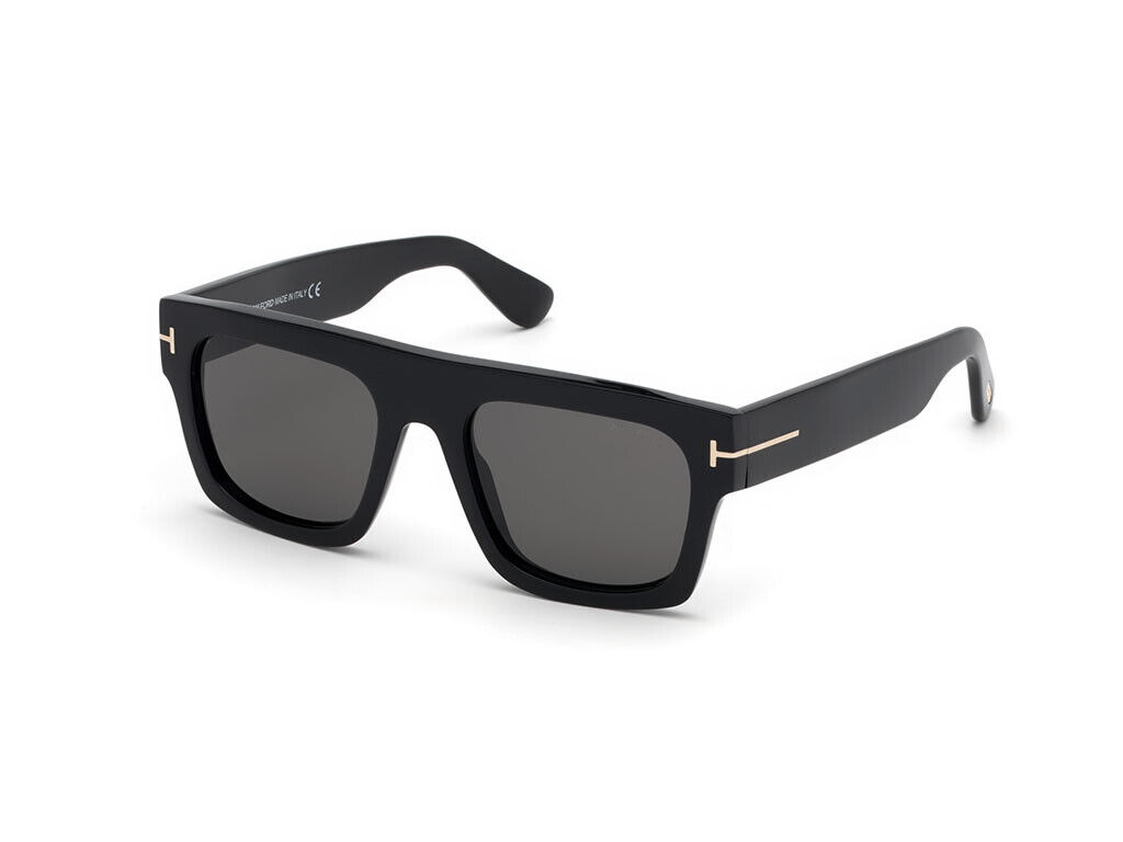 TOM FORD Occhiali da Sole FT0711 FAUSTO  01A Nero fumo Uomo
