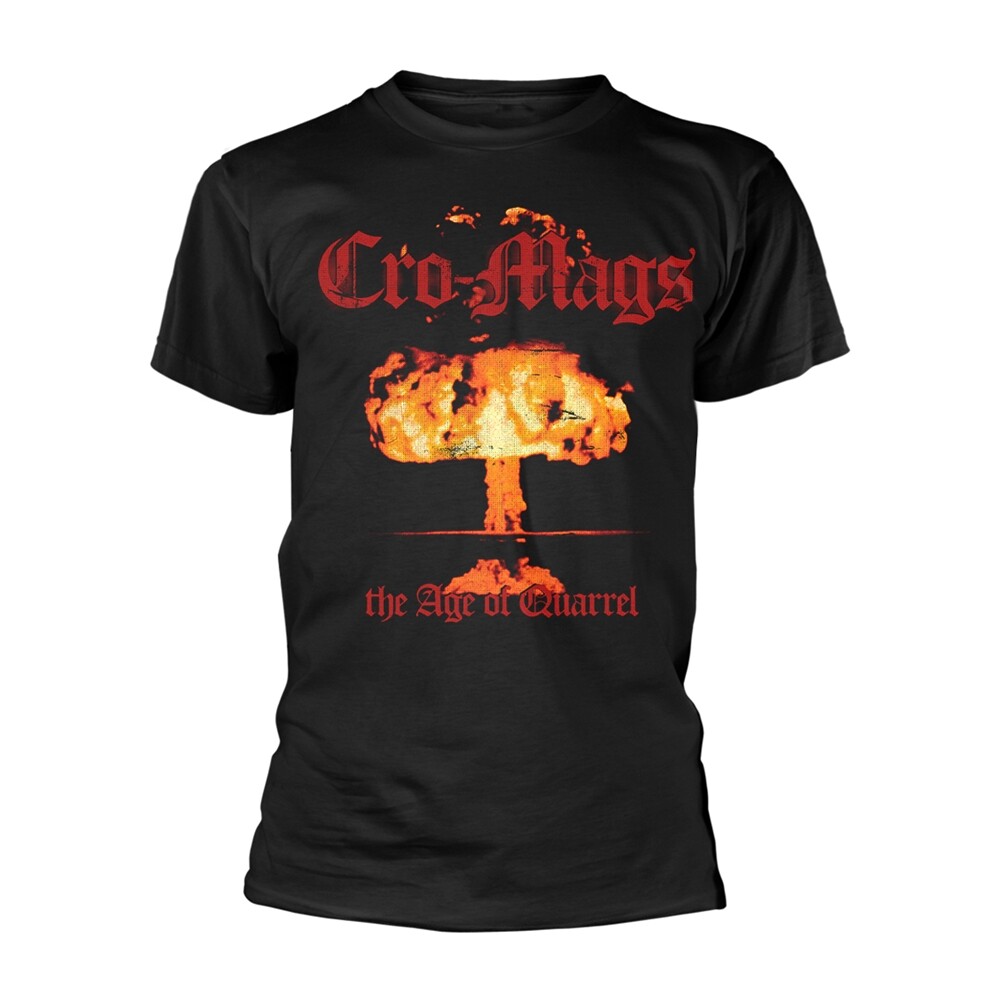 CRO-MAGS - THE AGE OF QUARREL BLACK T-Shirt X-Large