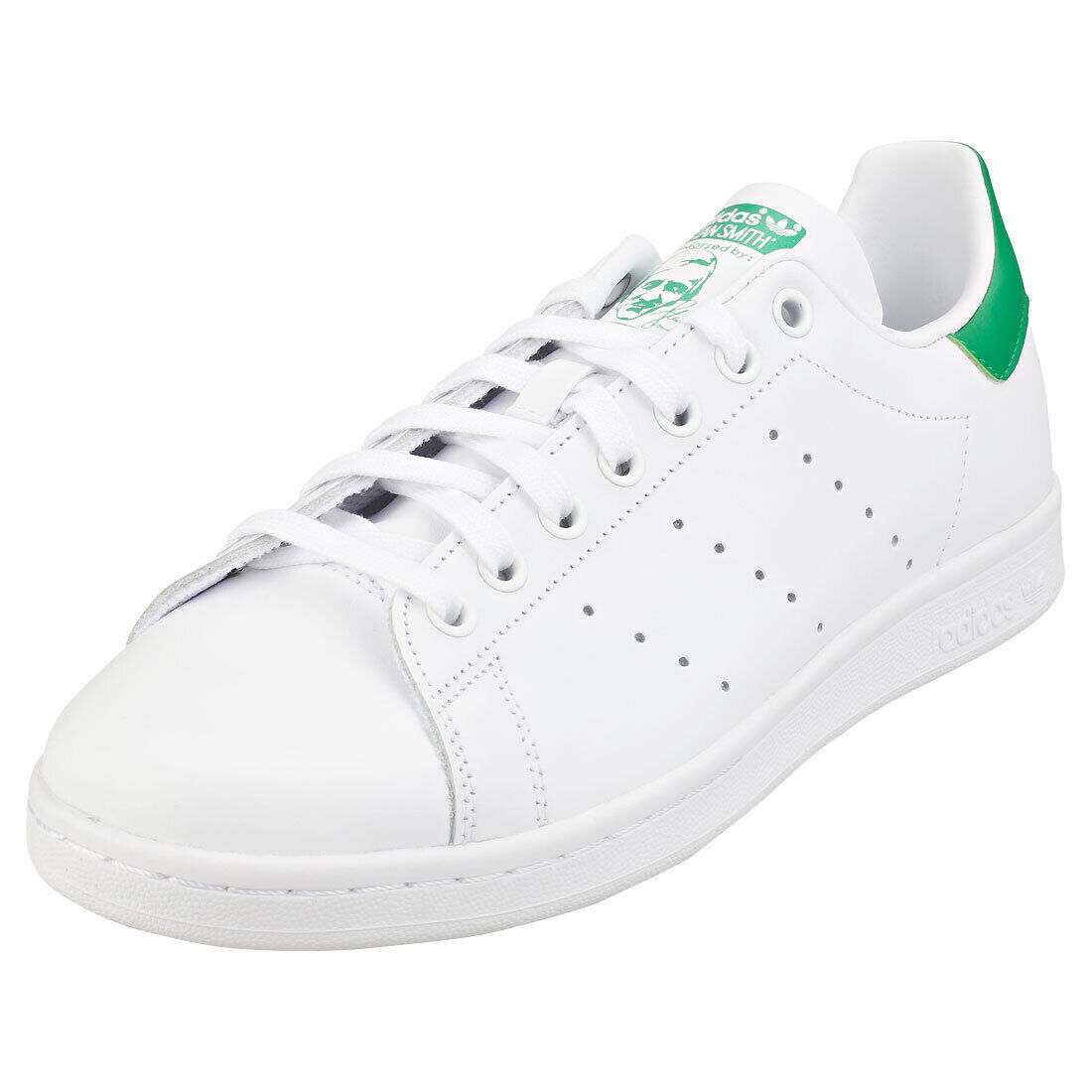 adidas Stan Smith Uomo White Green Formatori Casuale - 36 2/3 EU