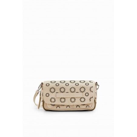 Borsa tracolla fiori fustellati Donna DESIGUAL Amorina 24 Tromso Beige