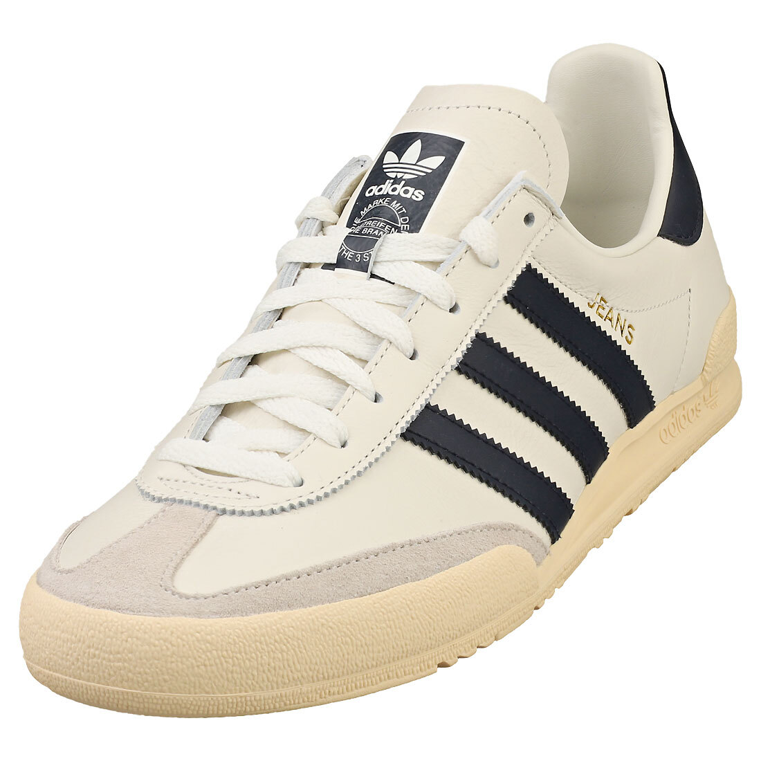 adidas Jeans Uomo White Navy Formatori Casuale - 43 1/3 EU