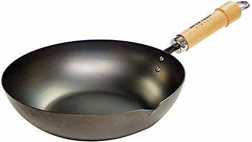 River Luce Kiwame Ferro Stir Fry Pan 30cm Made IN Giappone 25128 JP Importazione