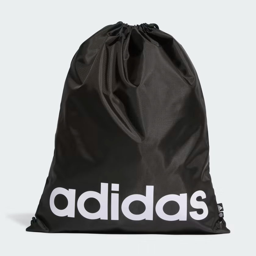 SACCA ADIDAS TREFOIL GYM GYMSACK ht4740 nero BIANCO ESSENTIALS UNISEX NOSIZE