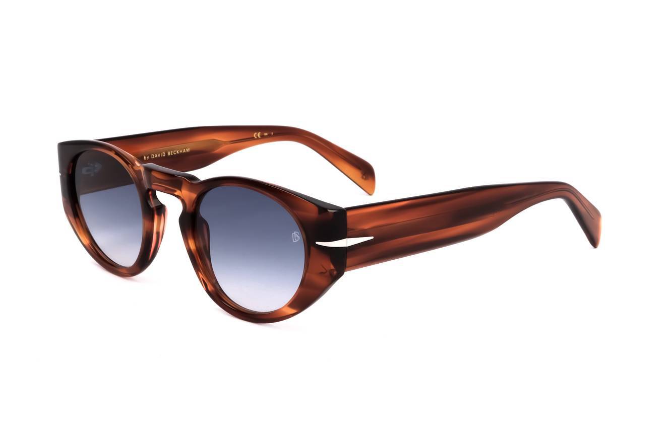 Occhiali da Sole David Beckham DB 7033/S EX4 BROWN HORN 48/23/145 Uomo