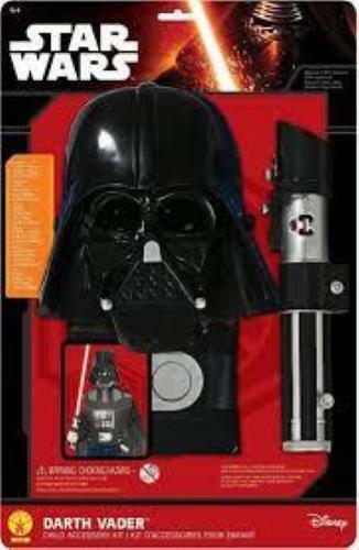 BLISTER STAR WARS CORPETTO SPADA A PILE E MASK DARTH VADER 4+