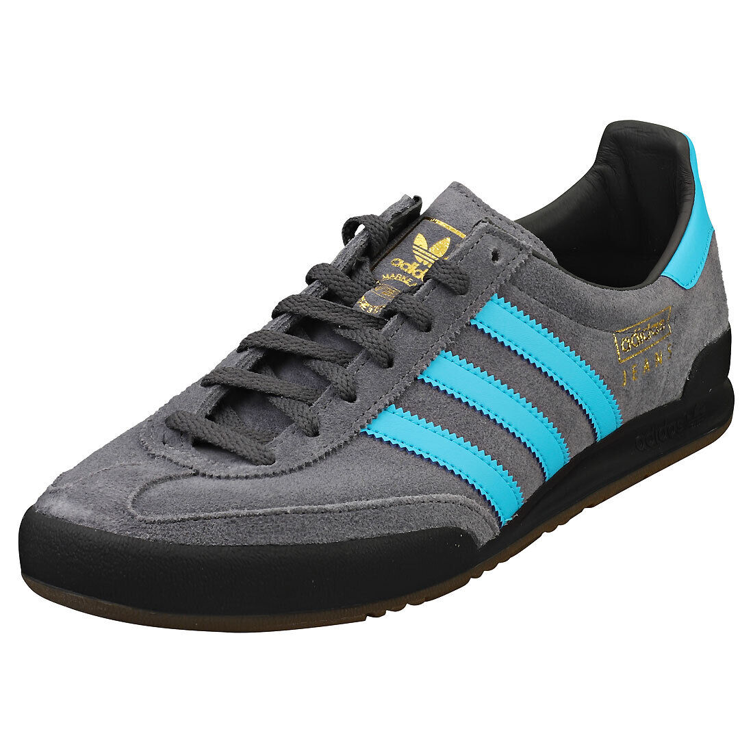 adidas Jeans Uomo Grey Blue Formatori Casuale - 46 2/3 EU
