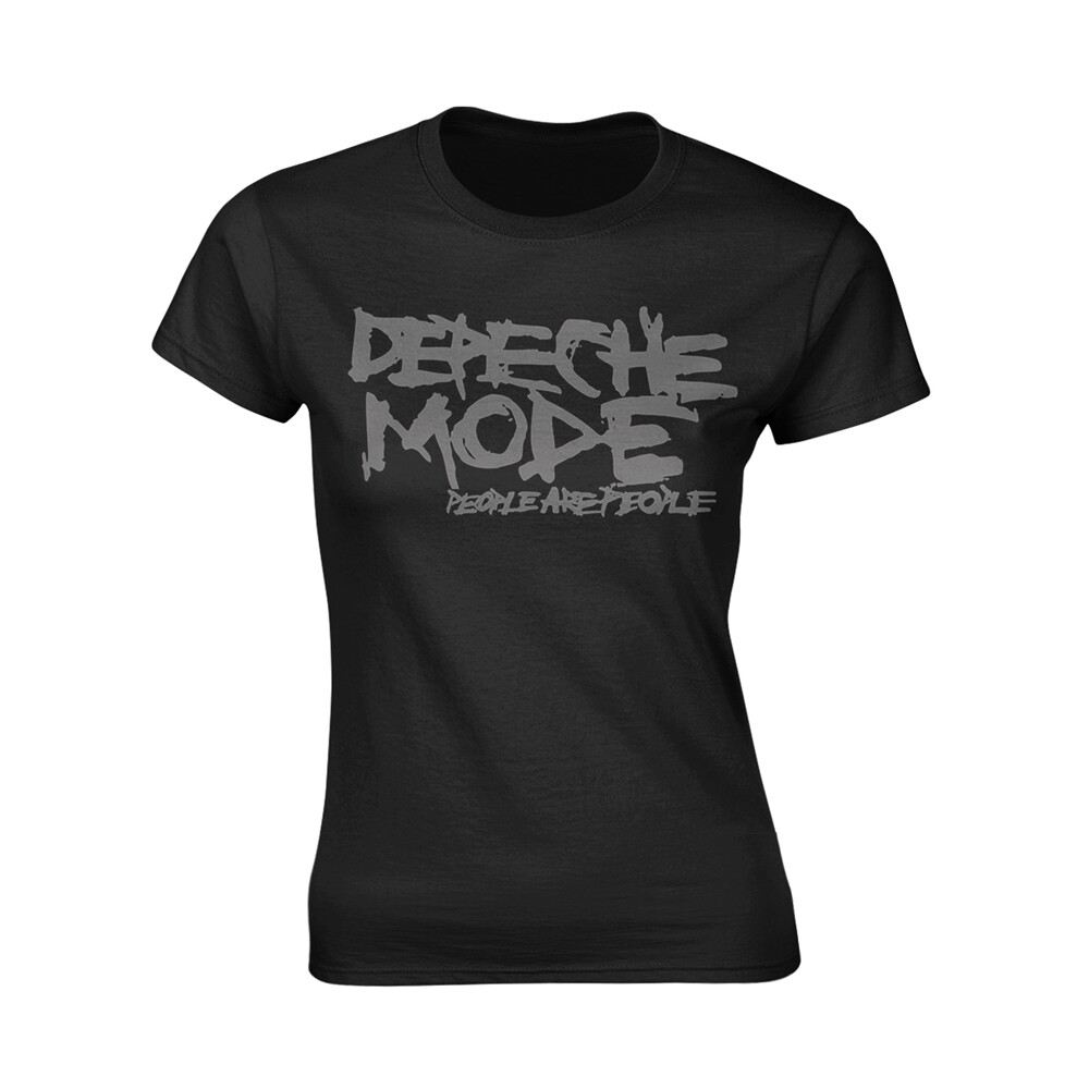 DEPECHE MODE - PEOPLE ARE PEOPLE BLACK T-Shirt, Girlie  Womens: 10